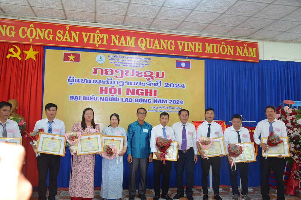 hình ảnh cao su việt lào